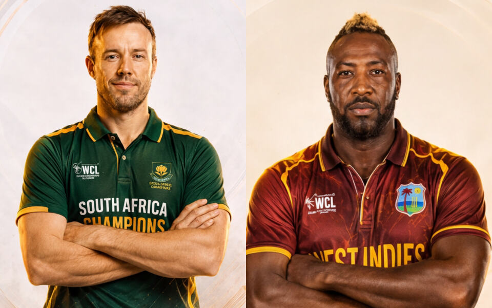 WCL 2026: Match 3, SA C vs WI C Match Prediction – Who will win today’s WCL match between South Africa Champions vs West Indies Champions?